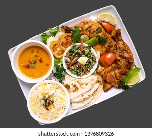 Isolated Arabian Halal Food Decorating Food Stock Photo 1396809326 ...