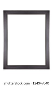 Isolated Black Picture Frame