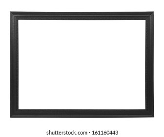 Isolated Black Picture Frame