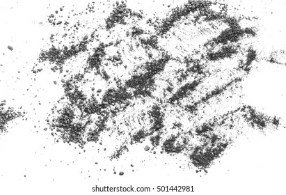 Isolated Black Powder On White Background Stock Photo 500734045 ...