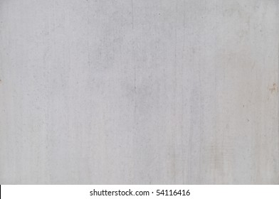 Isolated Blank Smooth Concrete Wall In Grey