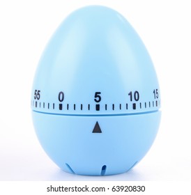 Isolated Blue Egg Timer