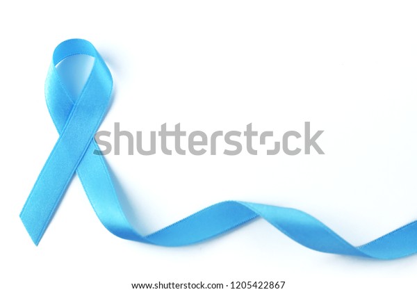 NEW Mens Health Wellbeing Blue Ribbon Tie Clip Prostate Cancer Awareness UK 