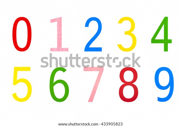 Isolated Bright Colorful Number On Stock Photo Edit Now