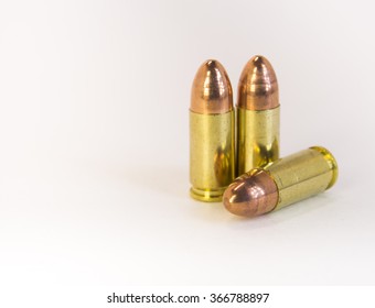 Isolated Bullets On White Background Close Stock Photo 366788897 ...