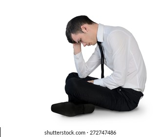 Sad Preteen Boy Sitting On Floor Stock Photo 279479015 | Shutterstock