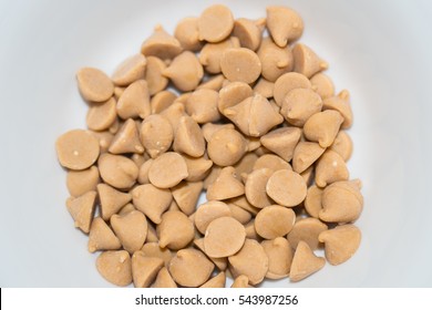 Isolated Butterscotch Chips