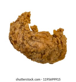 Isolated Chicken Tender On White Background.