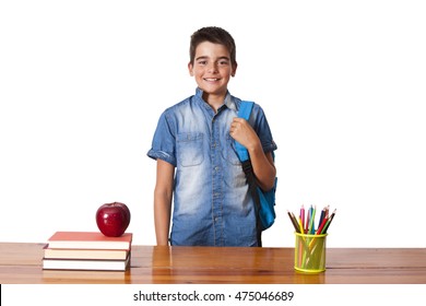 Isolated With Child Student Desk