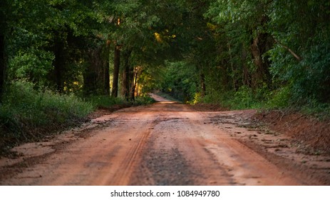 Isolated Clay Road