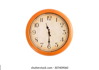 Isolated Clock Showing 1130 Oclock Stock Photo 307409060 | Shutterstock