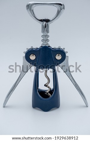 Isolated corkscrew close up view