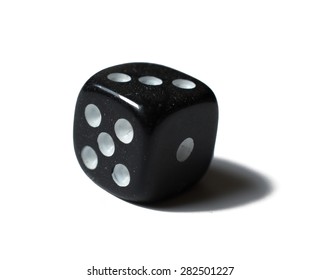 Isolated Dice Shadow On White Background Stock Photo 282501227 ...