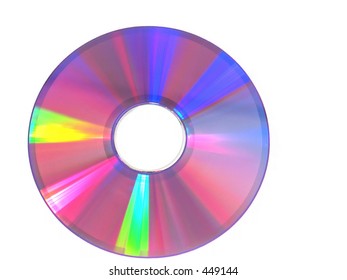 An isolated DVD.