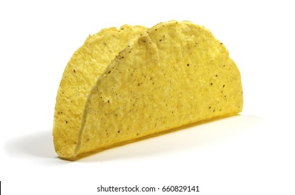 Isolated Empty Taco Shell 