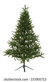 Isolated Fake Christmas Tree