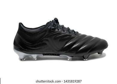 Isolated Football Stud Shoes On White Background