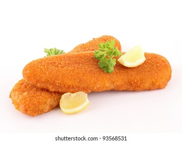 Isolated Fried Fish