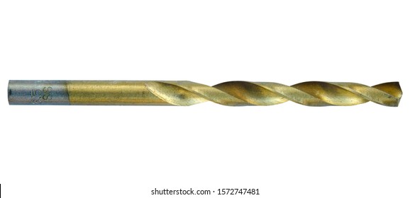 Isolated Grungy Drill Bit On A White Background