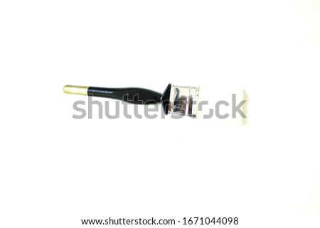 isolated image of brush. construction tools. art toold.