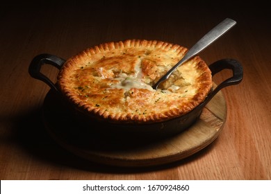 Isolated Image Of Chicken Pot Pie