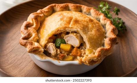 Isolated Image of Chicken Pot Pie - Powered by Shutterstock