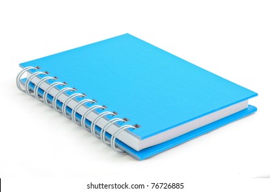 Isolated Incline Blue Note Book