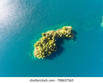 Isolated Island, Aerial Photo