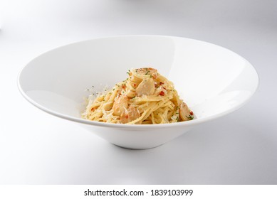 isolated italian food pasta, pizza, steak, salad, risotto menu