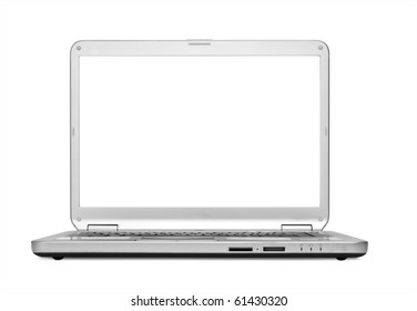 Isolated Laptop On A White Background