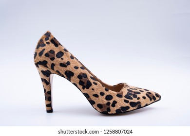white leopard print shoes