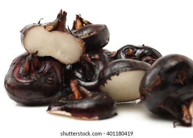 Isolated Macro Image Water Chestnut Clipping Stock Photo 401180419 ...