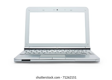 Isolated Net Book On A White Background