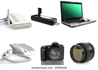 isolated objects on a white background
