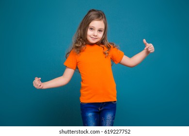 orange t shirt child