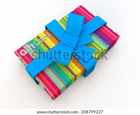 isolated on a white background with multi coloured striped design