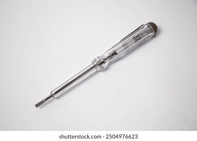 isolated on white test pen screwdriver, electrical technician equipment - Powered by Shutterstock