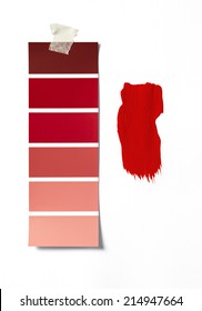 Isolated Paint Swatch And Sample