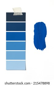 Isolated Paint Swatch And Sample