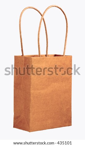 Isolated Paper Bag