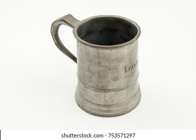 Isolated Pewter Mug