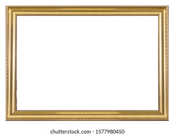 Isolated Photo Frame, Wooden Antique Photo Frame. - Shutterstock ID 1577980450
