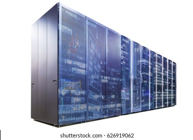 isolated range of supercomputers , covered by the concept of business building in the data center