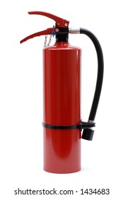 Isolated Red Fire Extinguisher No Label Stock Photo (Edit Now) 1434683