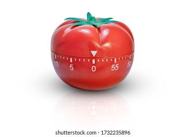 Isolated Red Kitchen Tomato Timer