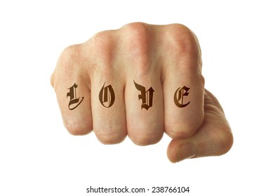 Love Hate Tattoo Images Stock Photos Vectors Shutterstock