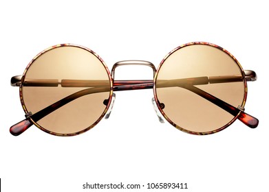 Isolated Round Sunglasses