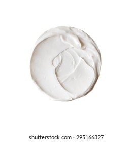 Isolated Sample Of White Beauty Cream