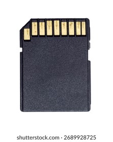 Isolated SD memory card on white background	