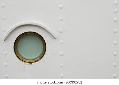 Isolated Ship Window